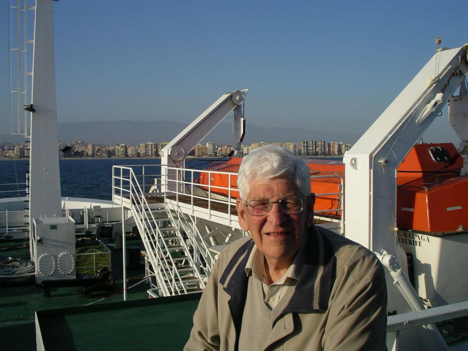 Felix Heidenstam, ferry from Morocco to Spain, 2005